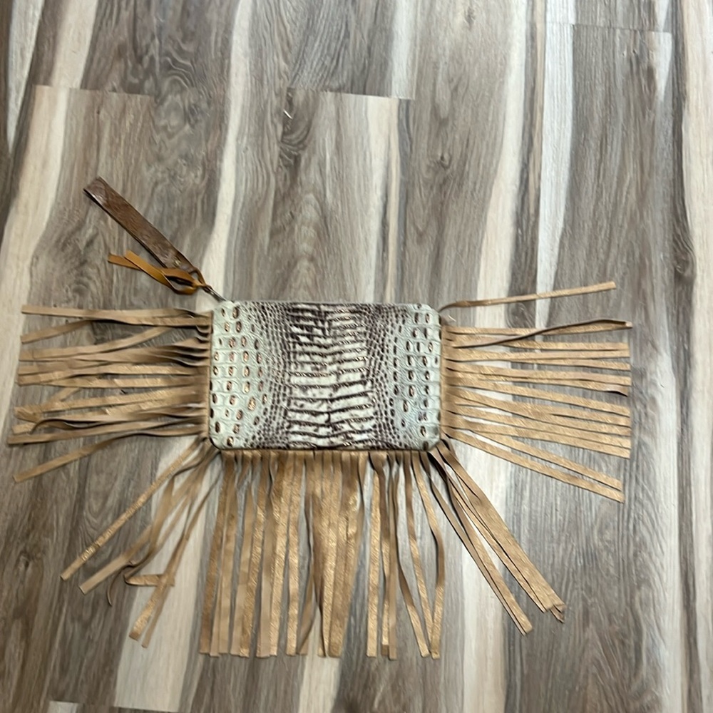 Keep it gypsy clutch with fringe